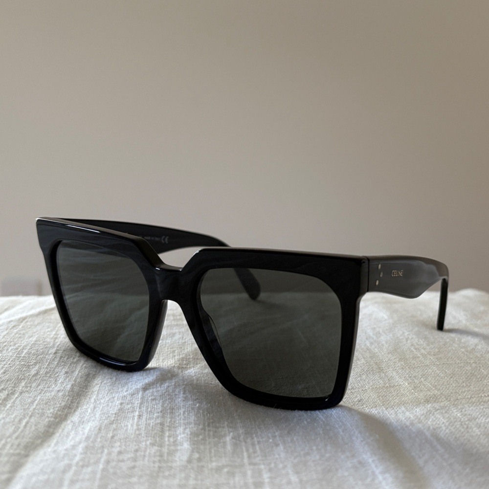 Celine Black Oversized Sunglasses